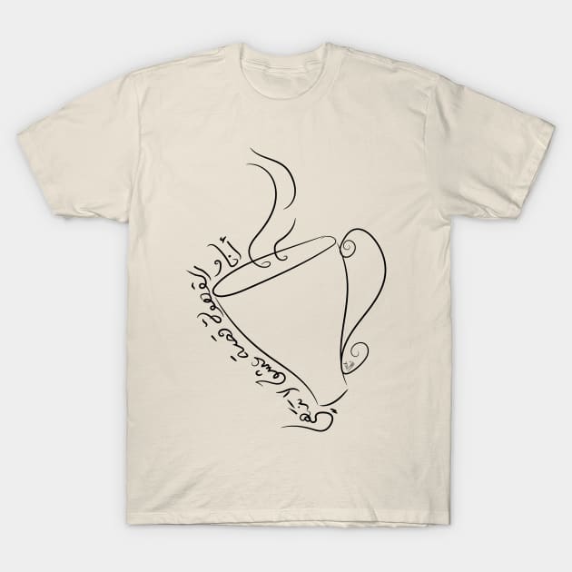 Coffee love T-Shirt by The-Little-Deer